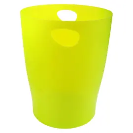 ECOBIN Corbeille &agrave; papier - Vert anis translucide - EXACOMPTA 