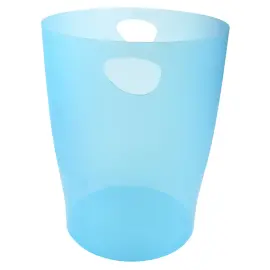 ECOBIN Corbeille &agrave; papier - Turquoise translucide - EXACOMPTA 