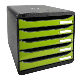 BIG-BOX PLUS - Noir/vert anis glossy - EXACOMPTA 