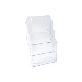 Distributeur format A5 3 cases - Cristal - EXACOMPTA 