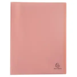 Porte-vues A4 80 vue Chrom Pastel Corail 