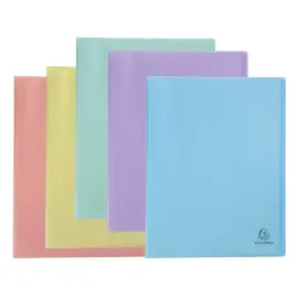 Porte-vues A4 120 vues Chrom Pastel Ass. 
