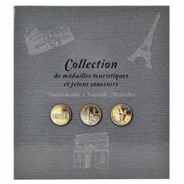 Album carton pr 50 medailles touristique 