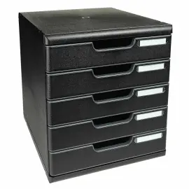 MODULO A4+ 5 tiroirs ECOBlack noir 