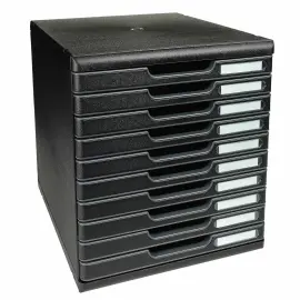 MODULO A4+ 10 tiroirs ECOBlack noir 
