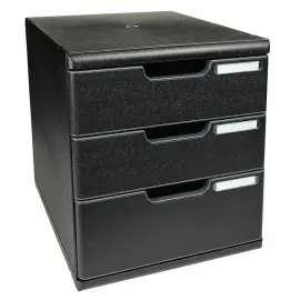 MODULO A4+ 3 tiroirs ECOBlack noir 