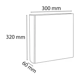 C.L Remborde PP D50 KREA COVER Blanc - Exacompta 