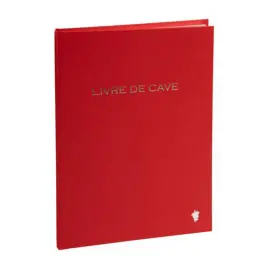 LIVRE DE CAVE 297X210 96 PAGES ROUGE 