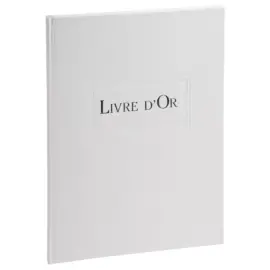LIVRE D OR .1M. 297X210 BLANC 