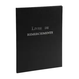 LIVRE DE REMERCIEMENT 96P.297X210.NOIR 