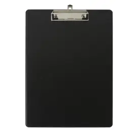 Porte-bloc avec pochette PP A4 noir 
