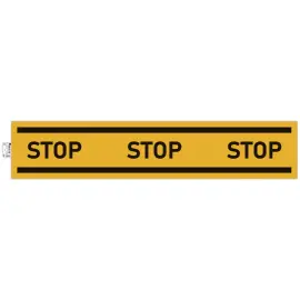 Pann adhesif obligation stop jaune 100cm 