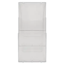 Trieur mural A4 vertical (3) cristal 