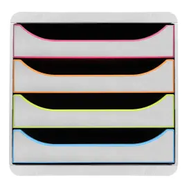 BIG BOX Black Office blanc/arlequin/blan 