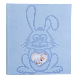 Album photos TEDDY - 60 pages - 29 x 32 cm - Lapin bleu - Exacompta 