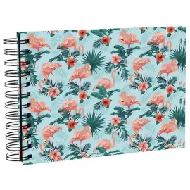 Album FLAMINGO - Reliure spirales - 50 pages - 23 x 16 cm - Exacompta 