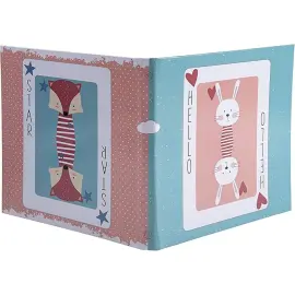Livre album CARTE - 30 pages - 25 x 25 cm - Rose et bleu - Exacompta 