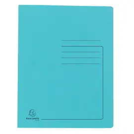 Chemise a lamelles C.L 355g A4 turquoise 