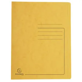 Chemise a lamelles C.L 355g A4 jaune 