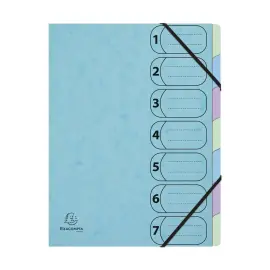 Trieur Harmonika 7 compart A4 AQUAREL 
