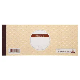 CARNET RECUS 50F. 89x210mm 
