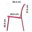 Chaise VERANO - Miel - OFFICEPRO