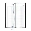 Agenda journalier banque 1 volume - 14,3x32,5 cm - Noir - Janvier à décembre - BREPOLS