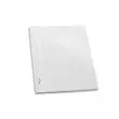 Chemise de pr&eacute;sentation blanche &agrave; lamelles A4 pour 150 feuilles - Blanc 