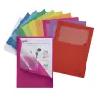 100 Pochettes coins à fenêtre cristal - EXACOMPTA - assortis
