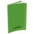 Cahier polypropylène piqûre Seyès - A5+ 90g - 32 pages - Vert - Conquérant