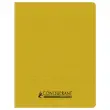 Cahier polypropyl&egrave;ne piq&ucirc;re Sey&egrave;s - A5+ 90g - 96 pages - Jaune - Conqu&eacute;rant 