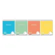 Cahier maternelle agrafé double ligne 18mm - A5+ 90g - 32 pages - Assortis - Conquérant