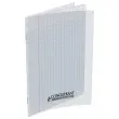 Cahier polypropyl&egrave;ne piq&ucirc;re Sey&egrave;s - A5+ 90g - 48 pages - Incolore - Conqu&eacute;rant 