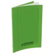 Cahier polypropylène piqûre Seyès - A5+ 90g - 48 pages - Vert - Conquérant