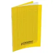 Cahier polypropyl&egrave;ne piq&ucirc;re Sey&egrave;s - A5+ 90g - 48 pages - Jaune - Conqu&eacute;rant 