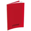 Cahier polypropylène piqûre 48P SEYES 170x220 90g rouge