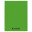Cahier polypropyl&egrave;ne piq&ucirc;re Sey&egrave;s - A4+ 90g - 48 pages - Vert - Conqu&eacute;rant 