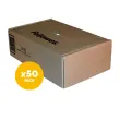 50 Sacs plastique pour destructeurs &ndash; 165L &ndash; FELLOWES 