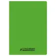 Cahier polypropylène piqûre Seyès - A4 90g - 96 pages - Vert - Conquérant