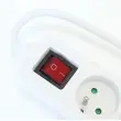 Blocs 5 prises - Avec USB et interrupteur - Câble 4m