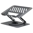 Support notebook rotatif 360° en métal iClick - Gris