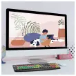 Clavier filaire coloré pour enfants KID - Noir