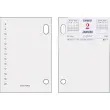 Bloc-&eacute;ph&eacute;m&eacute;ride recycl&eacute; date &agrave; droite - 8,2 x 12 cm - Janvier &agrave; d&eacute;cembre - EXACOMPTA 