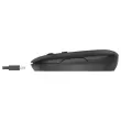 Souris sans fil PUCK ultra-plate rechargeable noire 