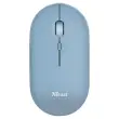 Souris sans fil PUCK ultra-plate rechargeable bleue