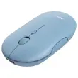 Souris sans fil PUCK ultra-plate rechargeable bleue