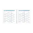 Agenda semainier  Club - 16x16cm - Framboise - Septembre &agrave; septembre - QUO VADIS 