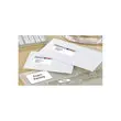 100 planches de 24 étiquettes blanches multi-usages - 70x37mm - AVERY