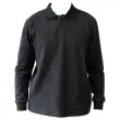 POLO NOIR MANCHES LONGUES HOMME TAILLE S