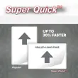 100 Pochettes de plastification SuperQuick brillantes - A4 - 125 microns - Fellowes 